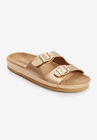 The Maxi Footbed Sandal, GOLD, hi-res image number null