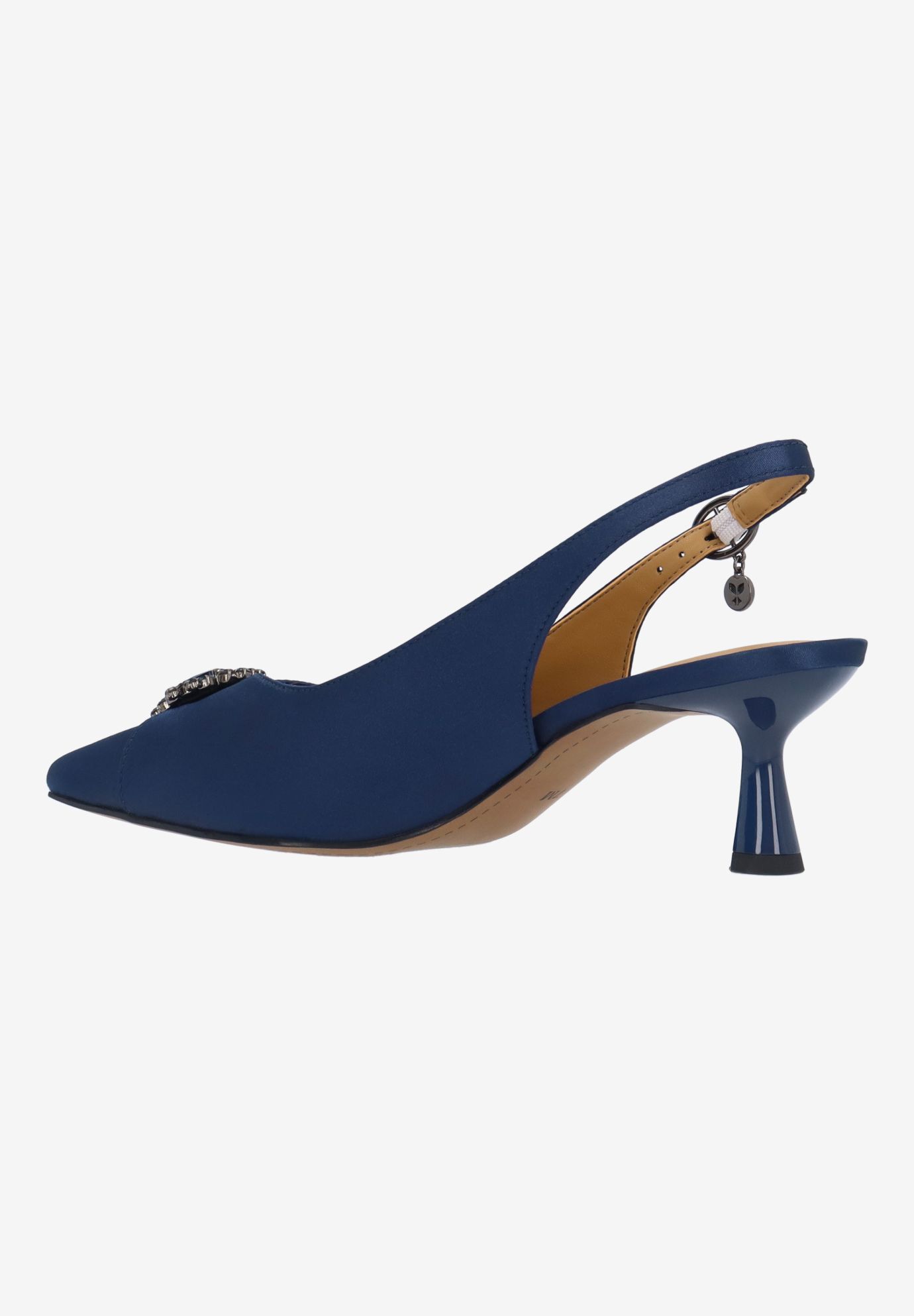 Brivella Sling Back Pump, NAVY, alternate image number 5