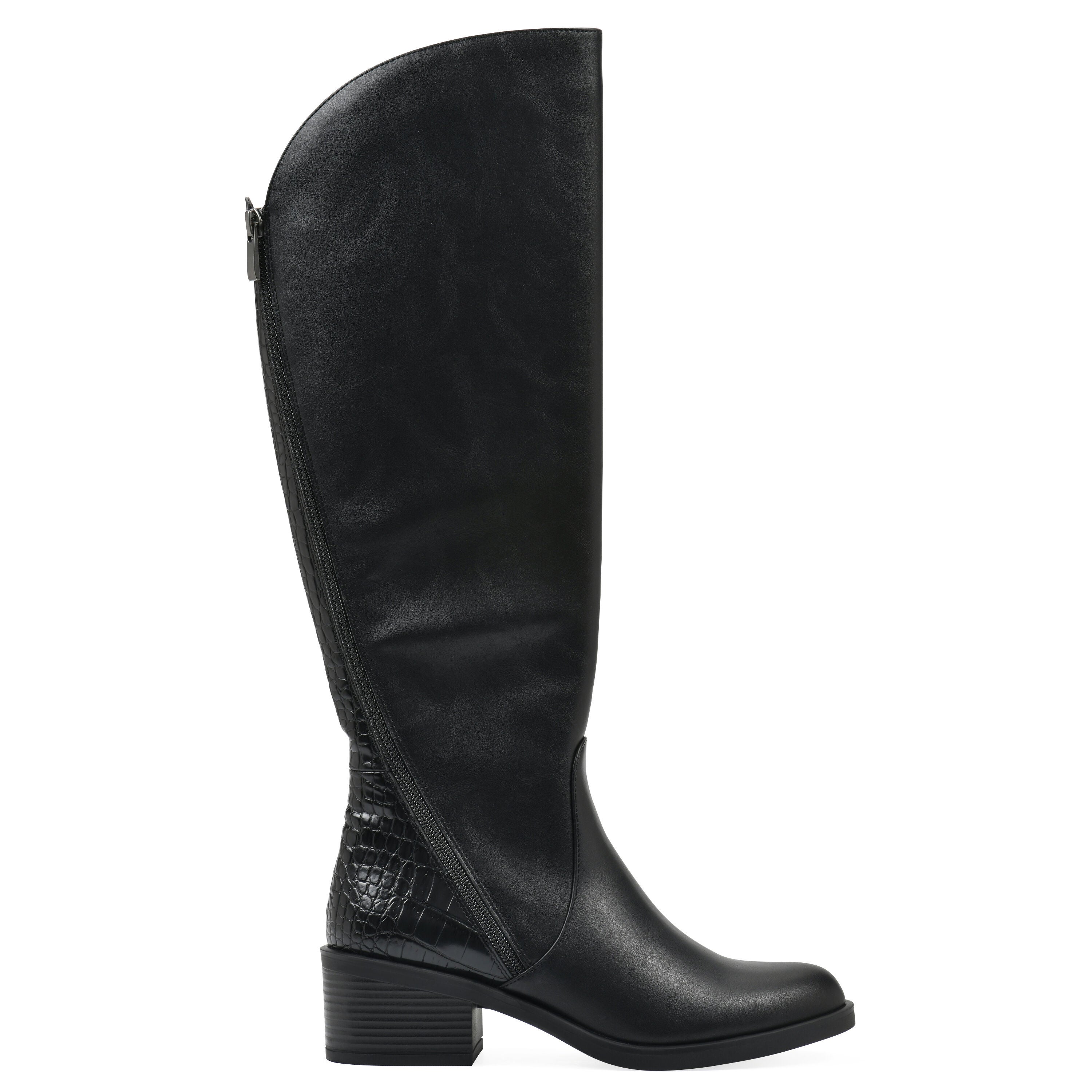 Cushaw Tall Shaft Boot, BLACK SMOOTH, alternate image number 2