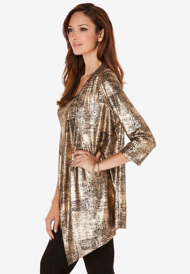 Metallic Cardigan and Tank Set, , alternate image number null