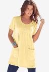 Two-Pocket Soft Knit Tunic, BANANA, hi-res image number null