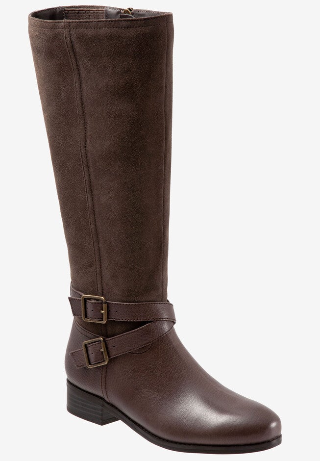 Larkin Wide Calf Boot , COFFEE, hi-res image number 0