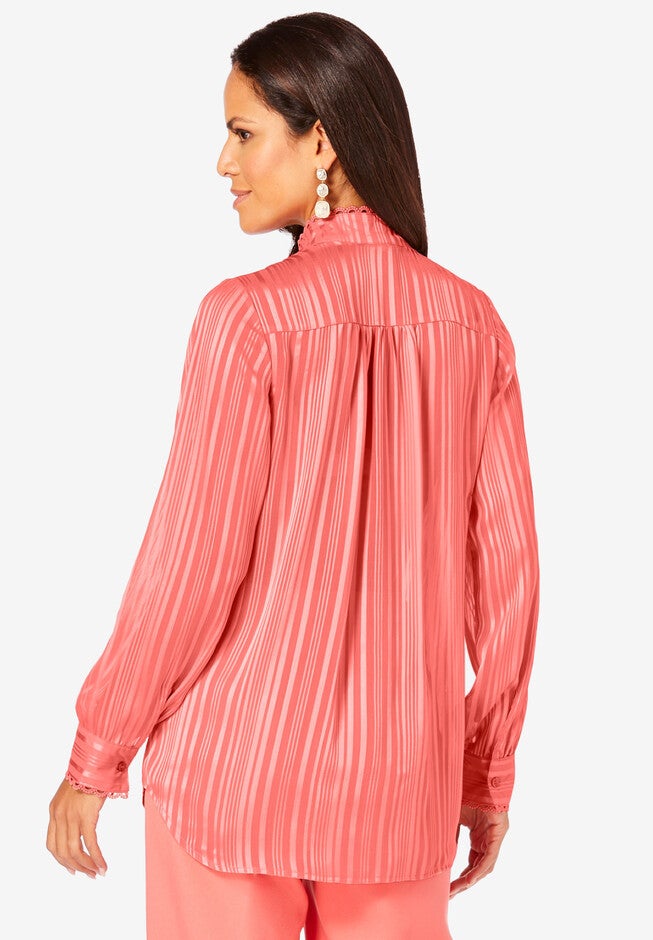 Shadow-Stripe Big Shirt, , on-hover image number 1