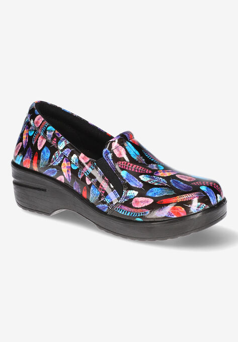 Leeza Slip On , MULTI COLOR FEATHERS, hi-res image number null