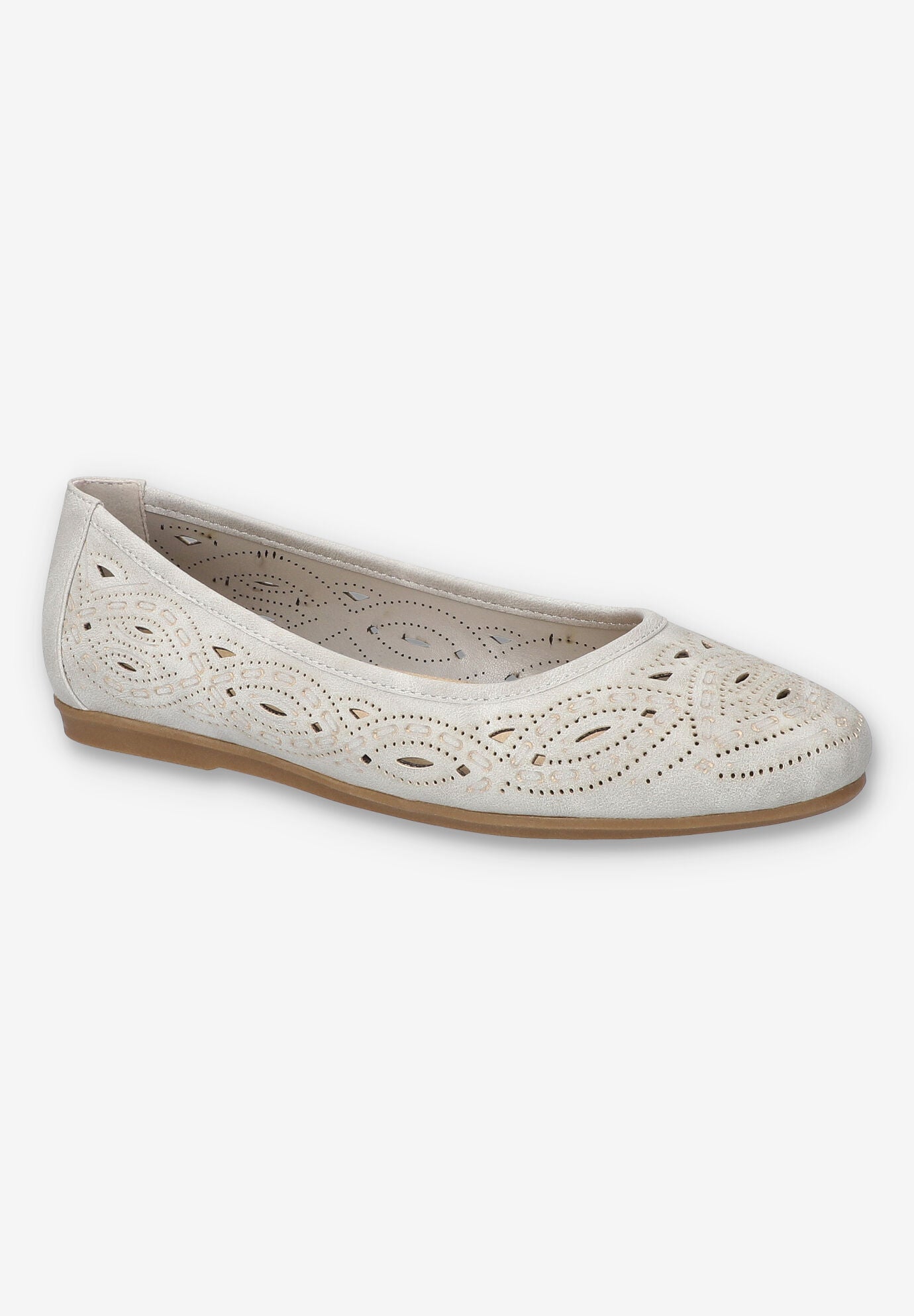 Jackie Ballet Flat, GREY, hi-res image number 0