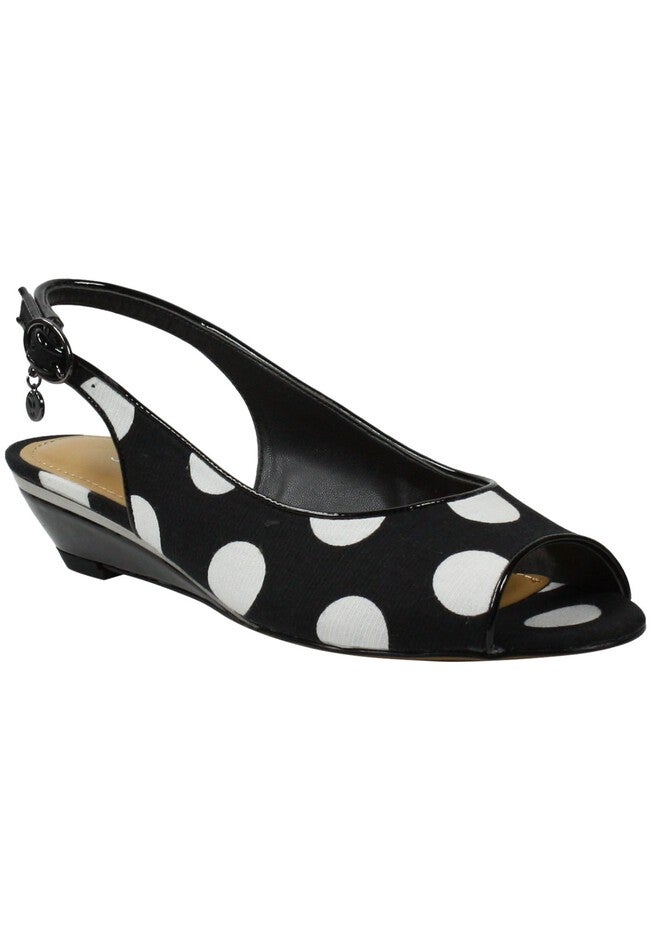 Elleyette Pumps , BLACK/WHITE POLKA DOT, hi-res image number null