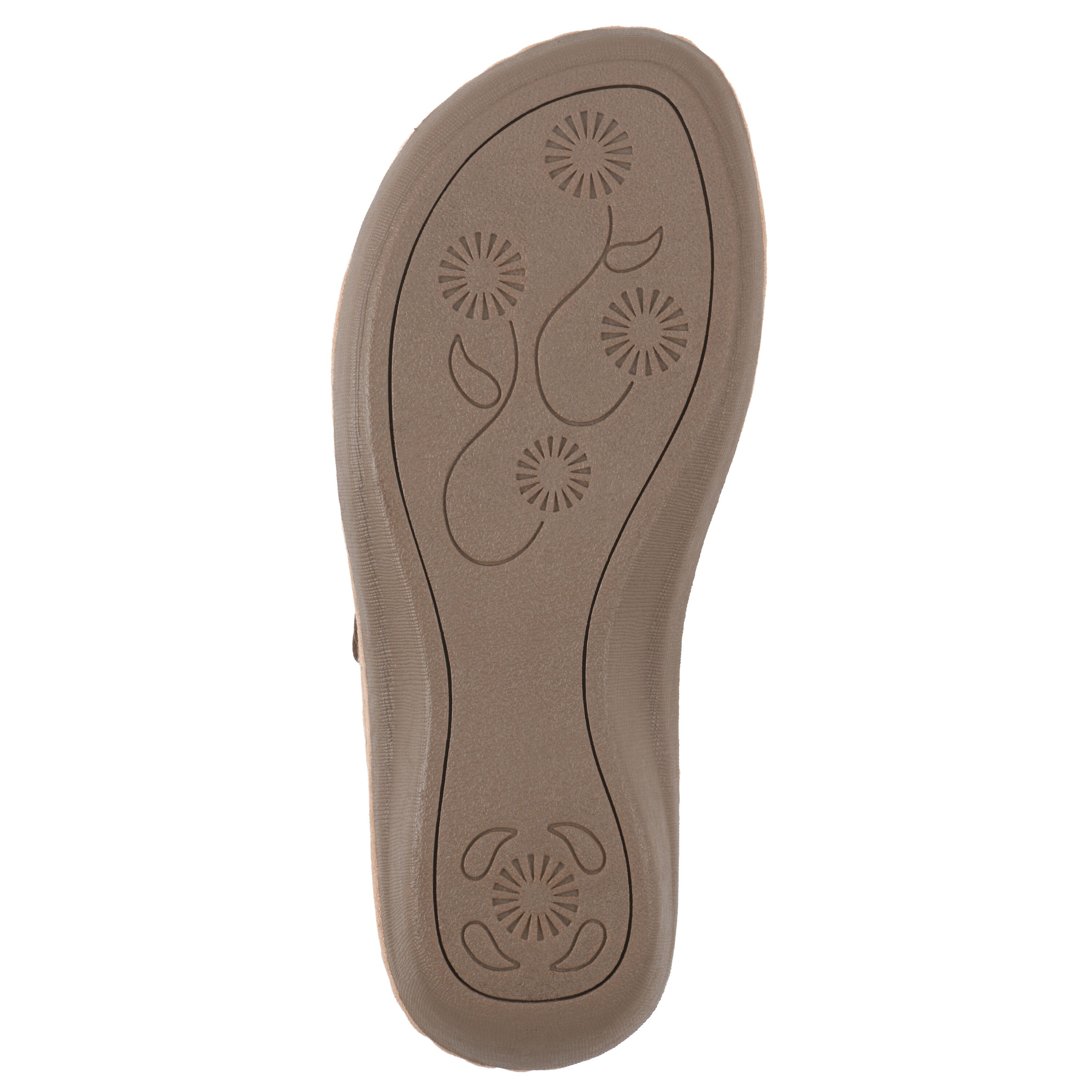 Cassilia Floral Mini Wedge Sandal, CASHEW SMOOTH, alternate image number 5