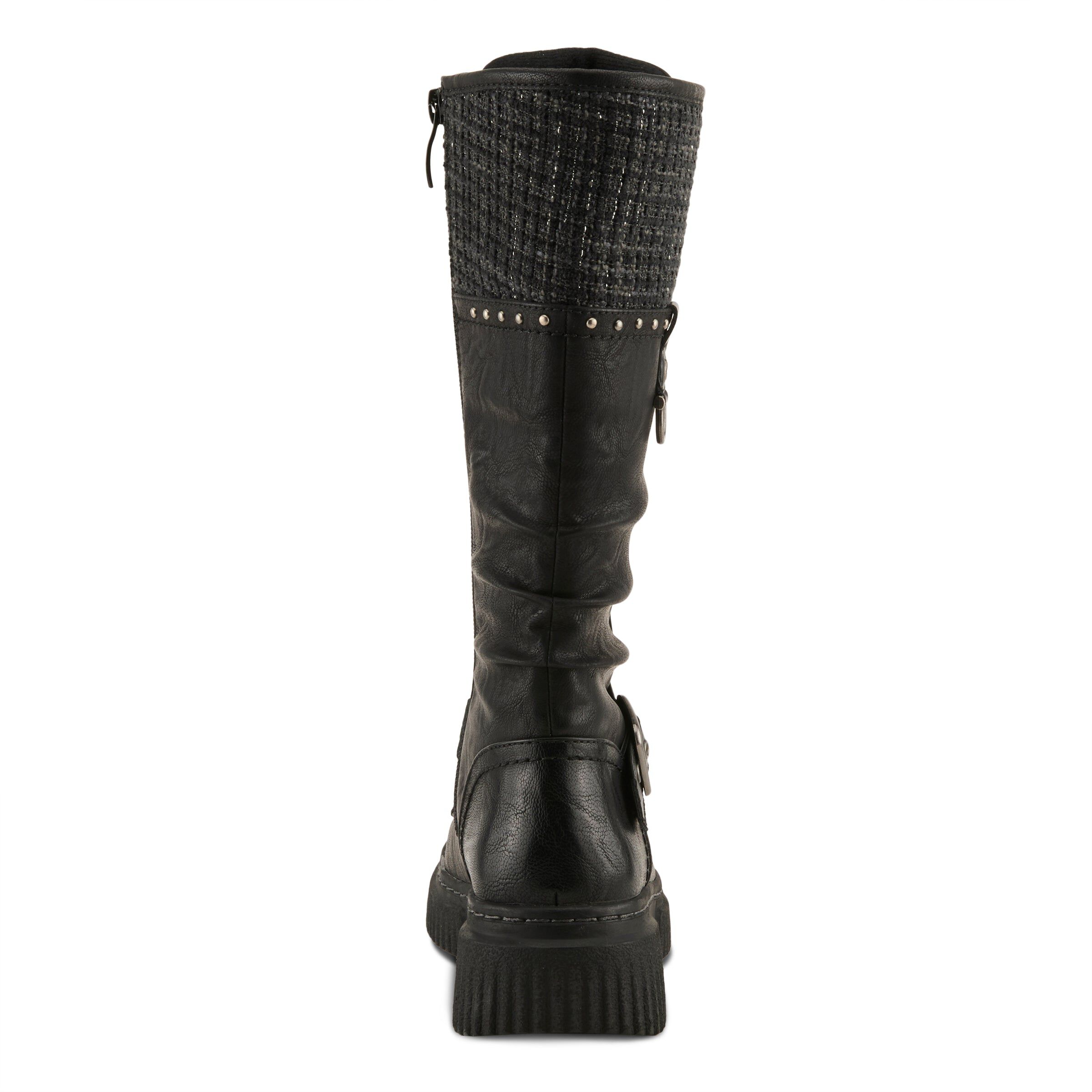 Nedat Mid-Shaft Boot, BLACK, on-hover image number 1