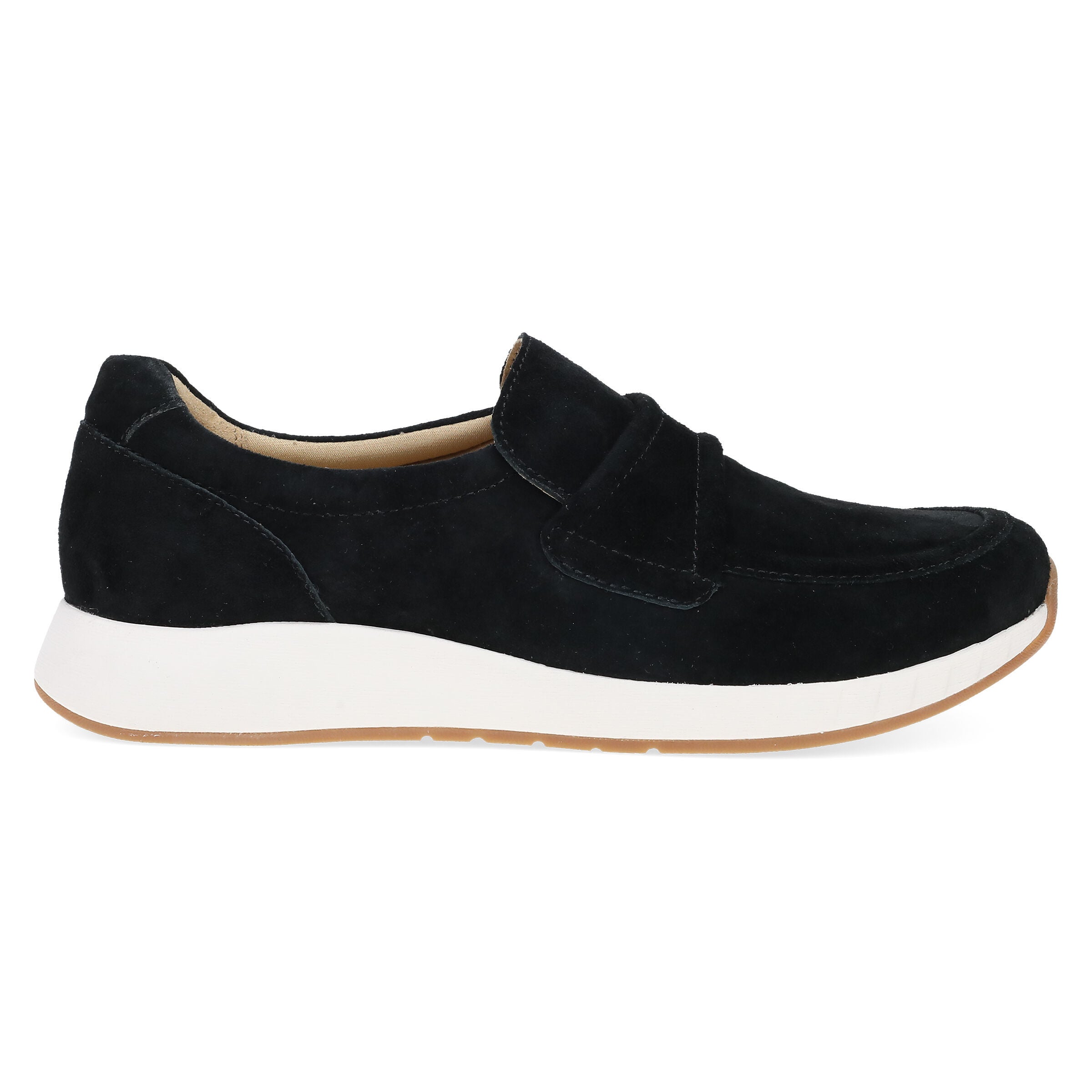 Clementine Black Nubuck Slip On, BLACK, alternate image number 4