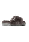 Cairns Shearling Slide Slippers, , alternate image number null