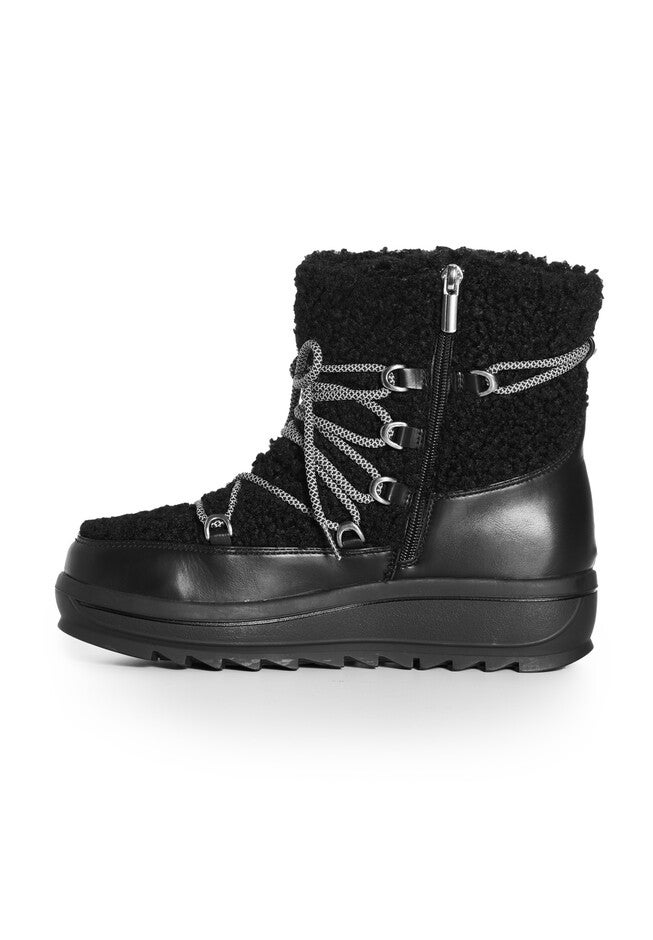 Darby Faux Fur Cold Weather Boot, BLACK, alternate image number null