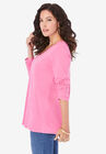 Long-Sleeve V-Neck Ultimate Tee, , alternate image number null