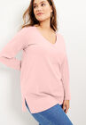 Long-Sleeve V-Neck One + Only Tunic, , alternate image number null