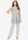Sequin Tunic & Pant Set, SILVER, hi-res image number null