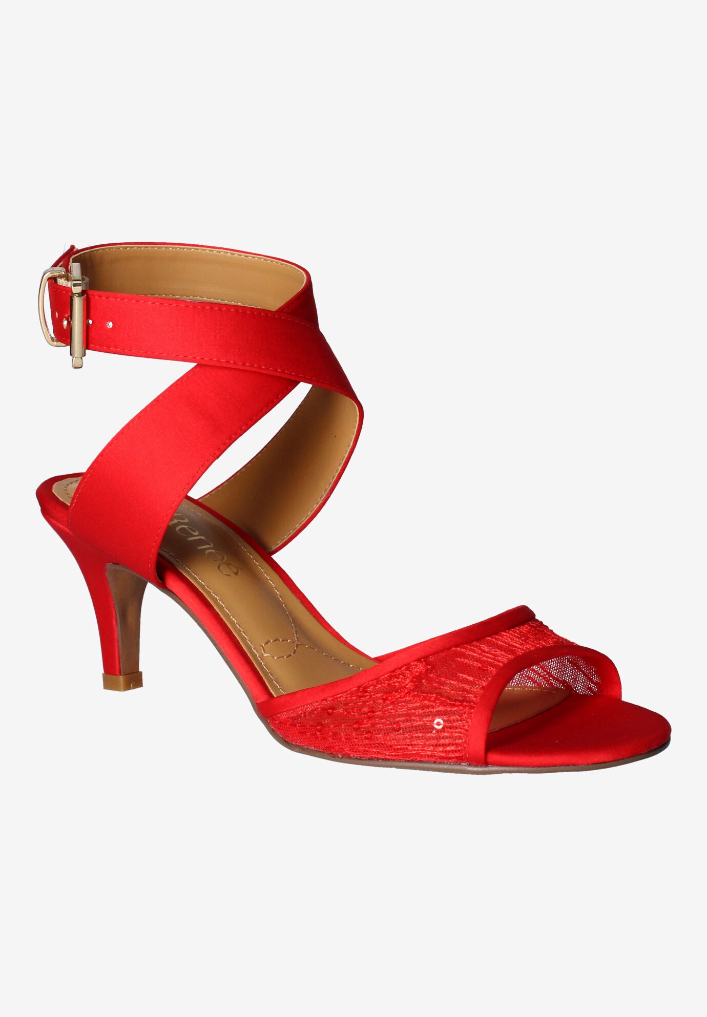 Soncino Sandals by J. Renee&reg;, RED, hi-res image number 0