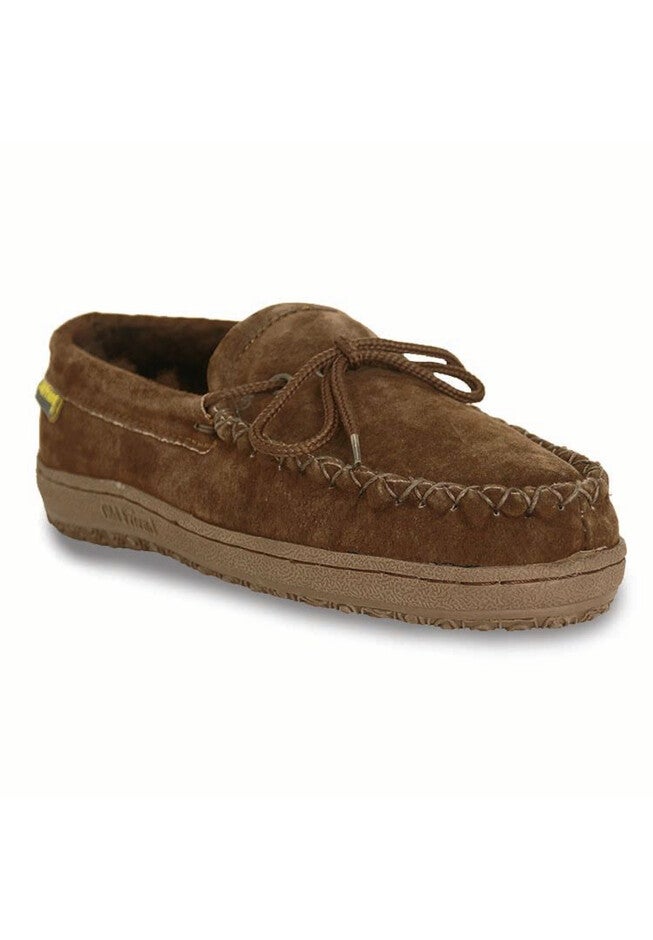 Loafer Moccasin Flats And Slip Ons, DARK BROWN, hi-res image number null