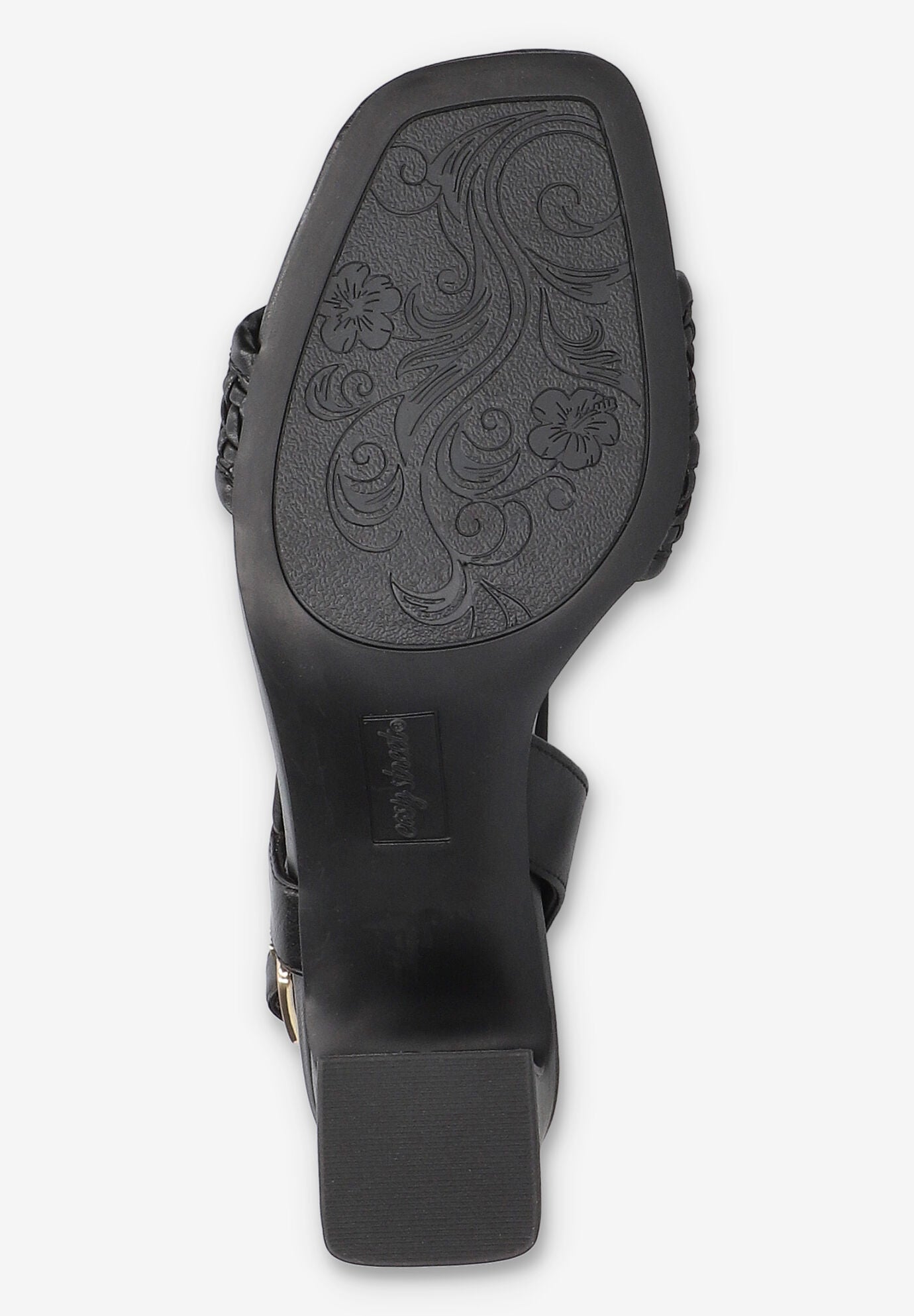 Rowan Square Toe Block Heel Sandal, BLACK, alternate image number 5