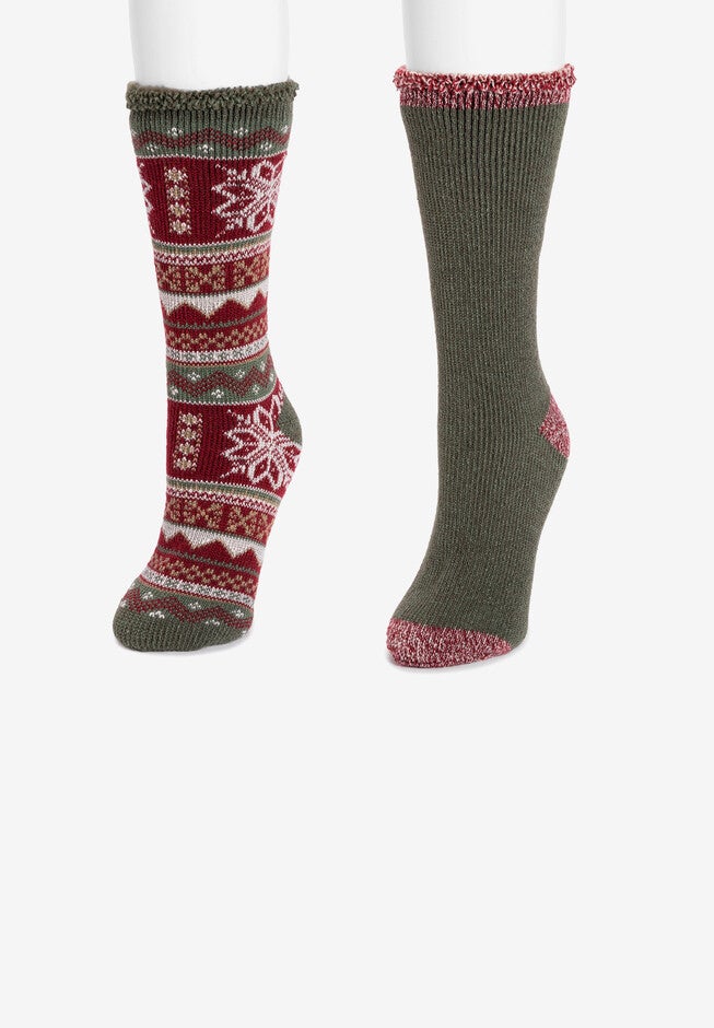 Heat Retainer 2-Pair Socks, , alternate image number null
