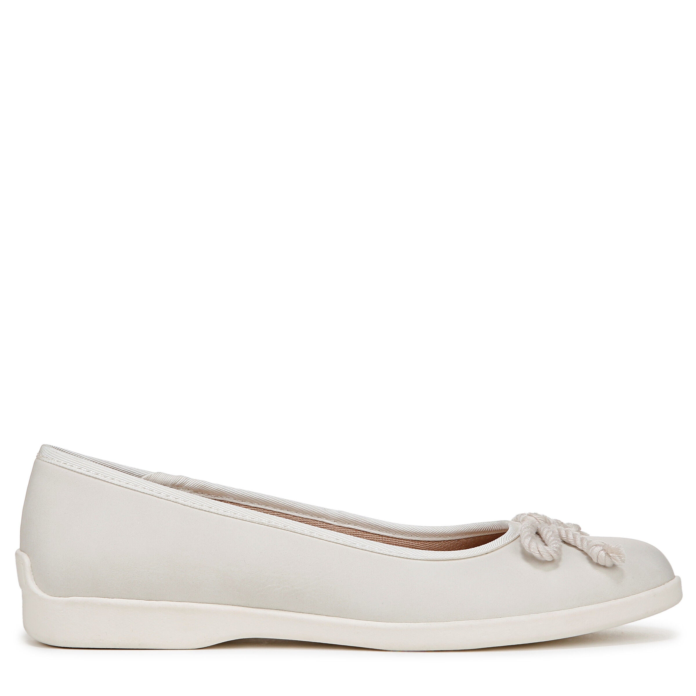 Maura Bow Trim Flat, CLOUD WHITE, alternate image number 3