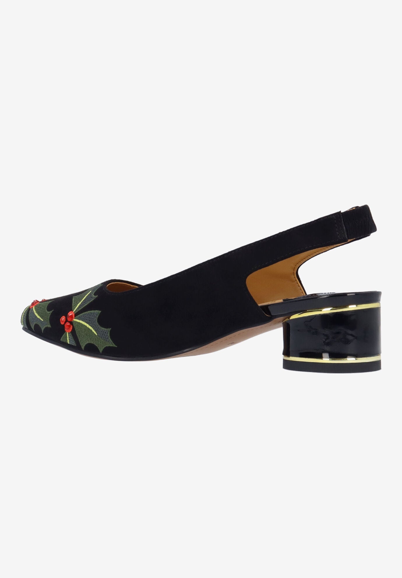 Hollee Slingback Pump, BLACK GREEN RED, alternate image number 5