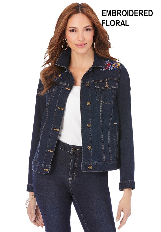Statement Denim Jacket, , alternate image number 2