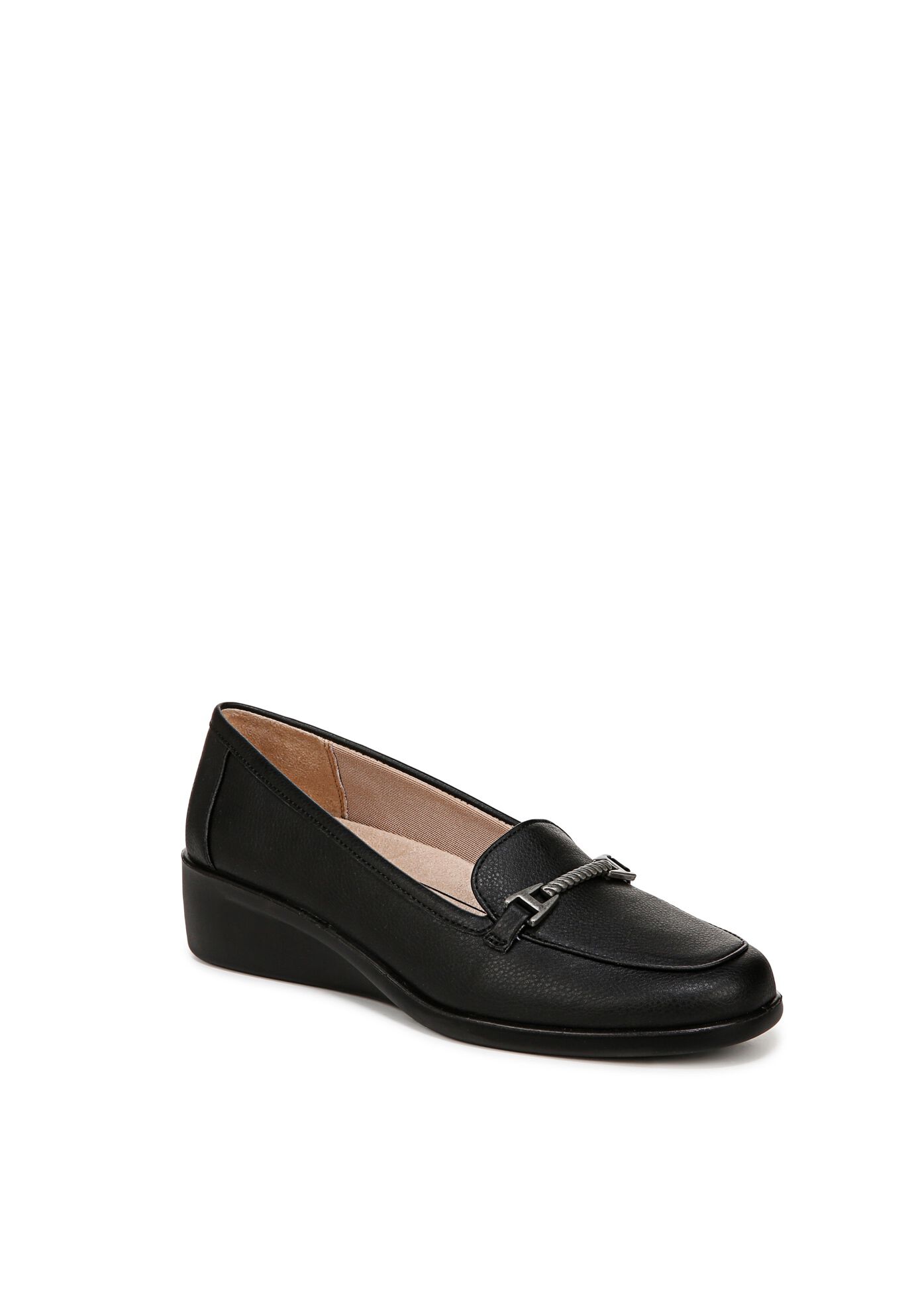 Jovial Bit Loafer, BLACK FAUX LEATHER, hi-res image number 0