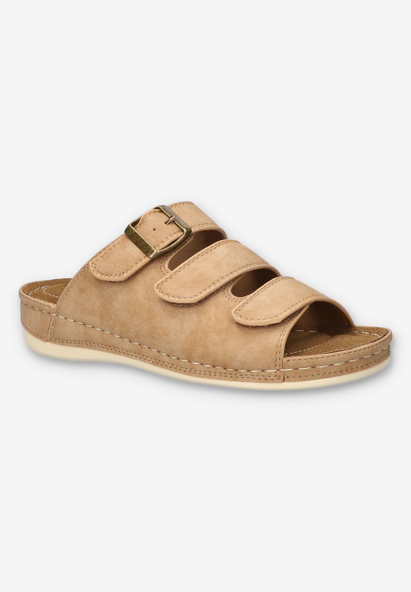 Pinterry Comfort Slide Sandal, NATURAL, hi-res image number 0