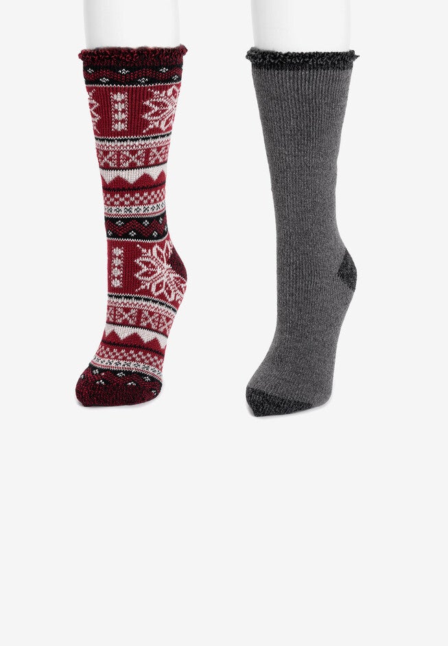 Heat Retainer 2-Pair Socks, , alternate image number null