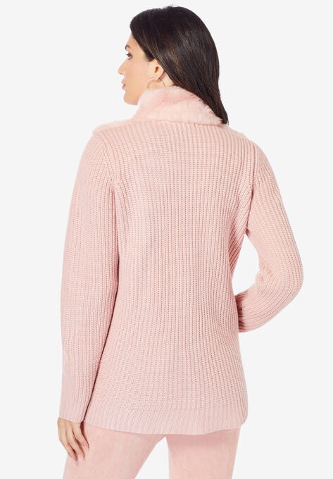 Faux-Fur Cardigan, , on-hover image number null