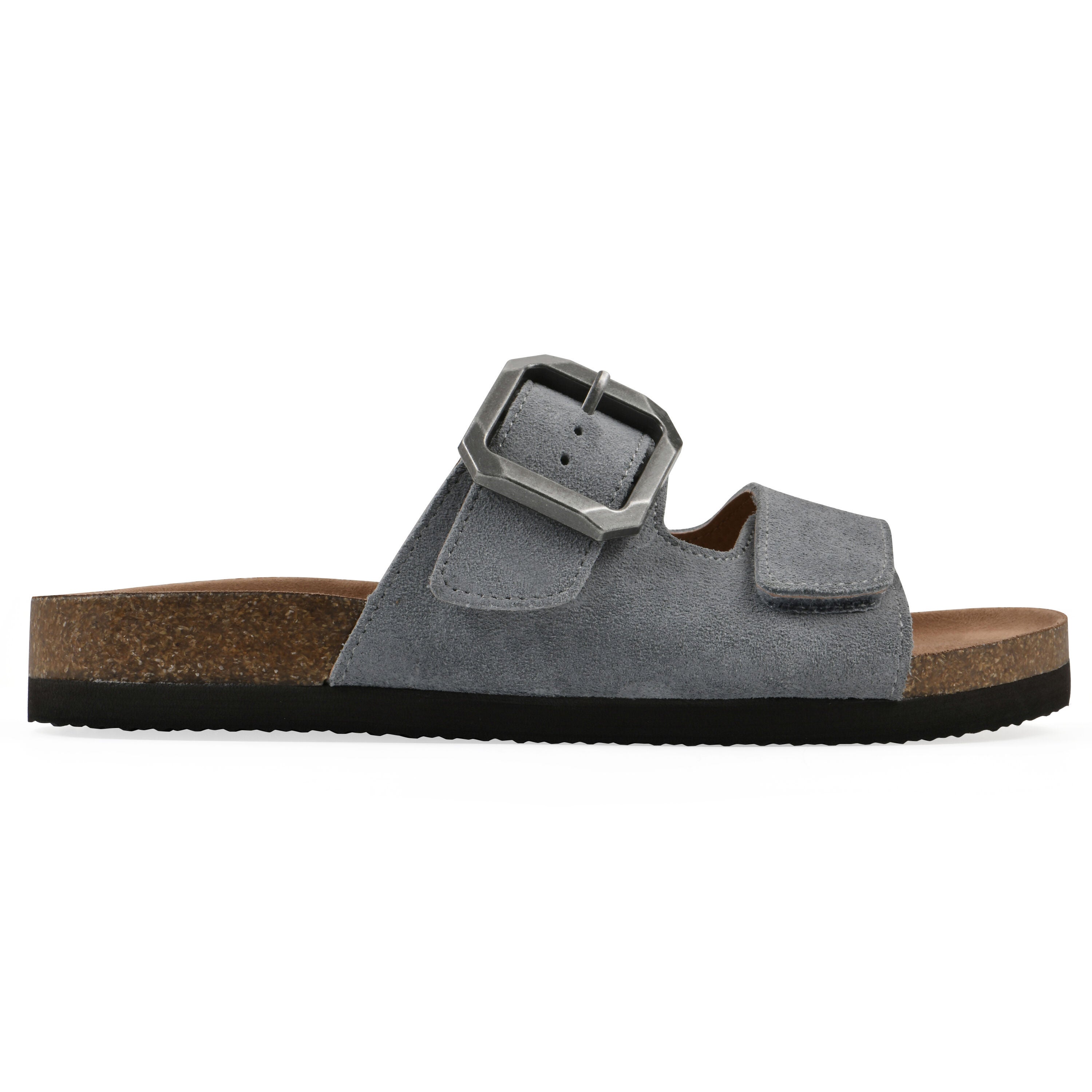 Hayloft Footbeds Sandal, BLUE SUEDE, alternate image number 2