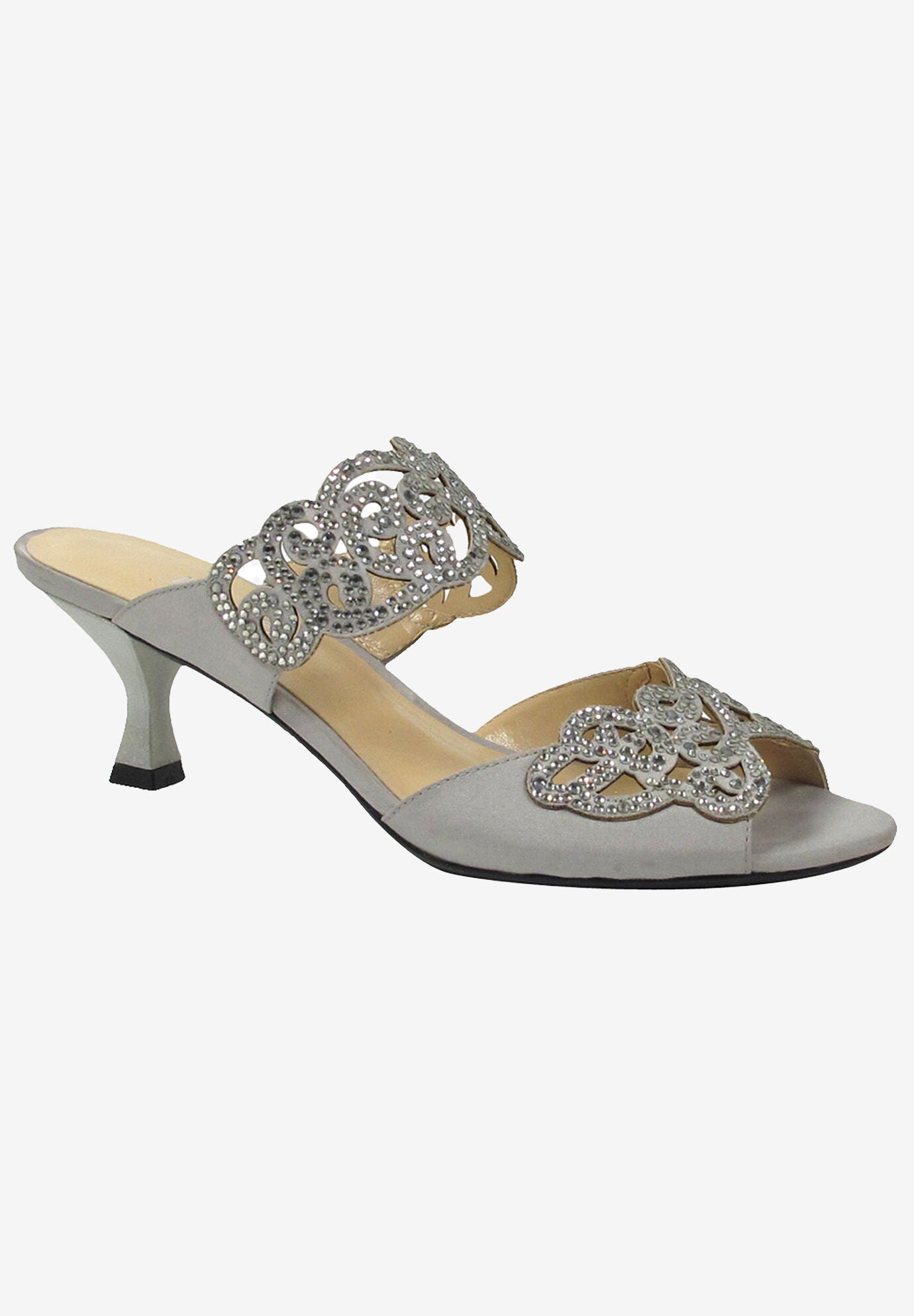 Francie Dress Shoes by J. Renee&reg;, SILVER, hi-res image number 0