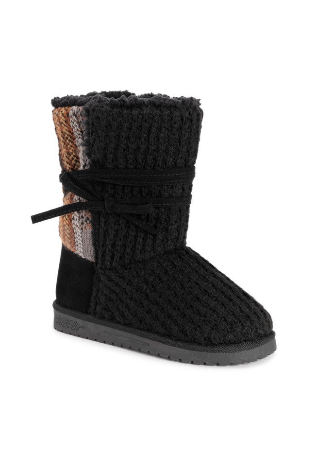 Clementine Bootie, BLACK PLAID, hi-res image number null