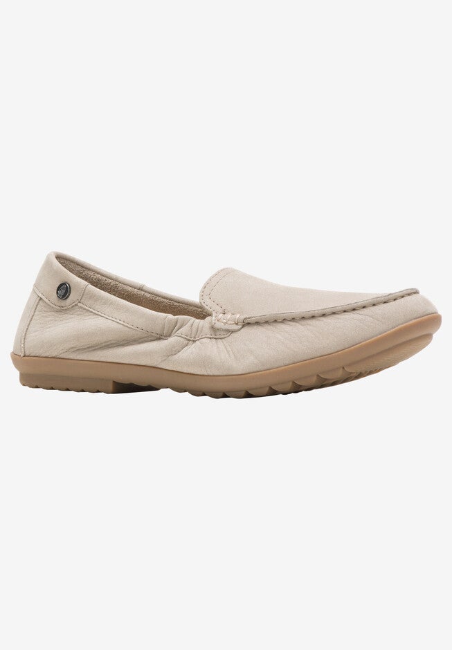 Aidi Moccasin by Hush Puppies, TAUPE NUBUCK, hi-res image number null