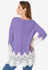 Fine Gauge Lace Pullover, , on-hover image number null