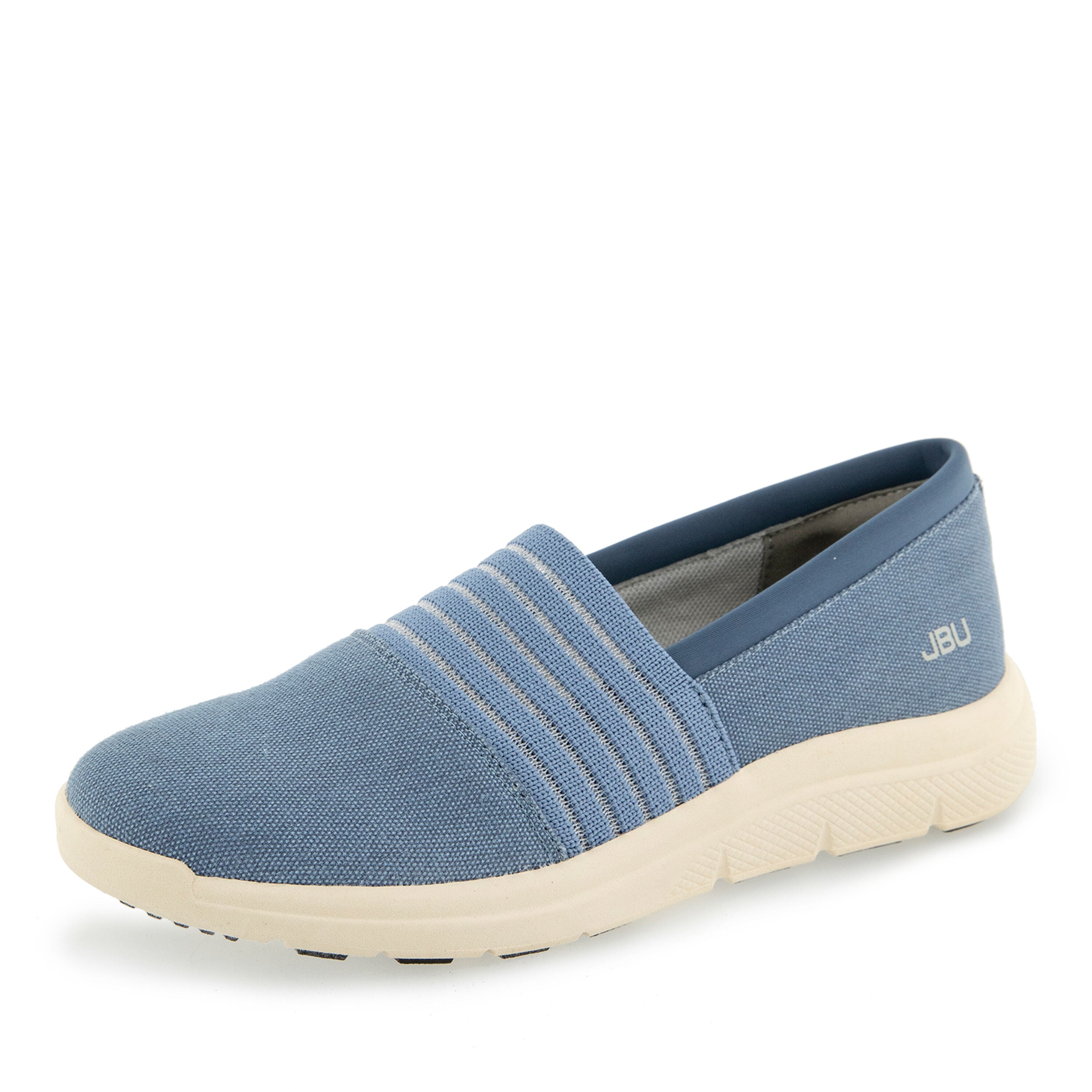 Taya Slip On Flat, DENIM, alternate image number 6