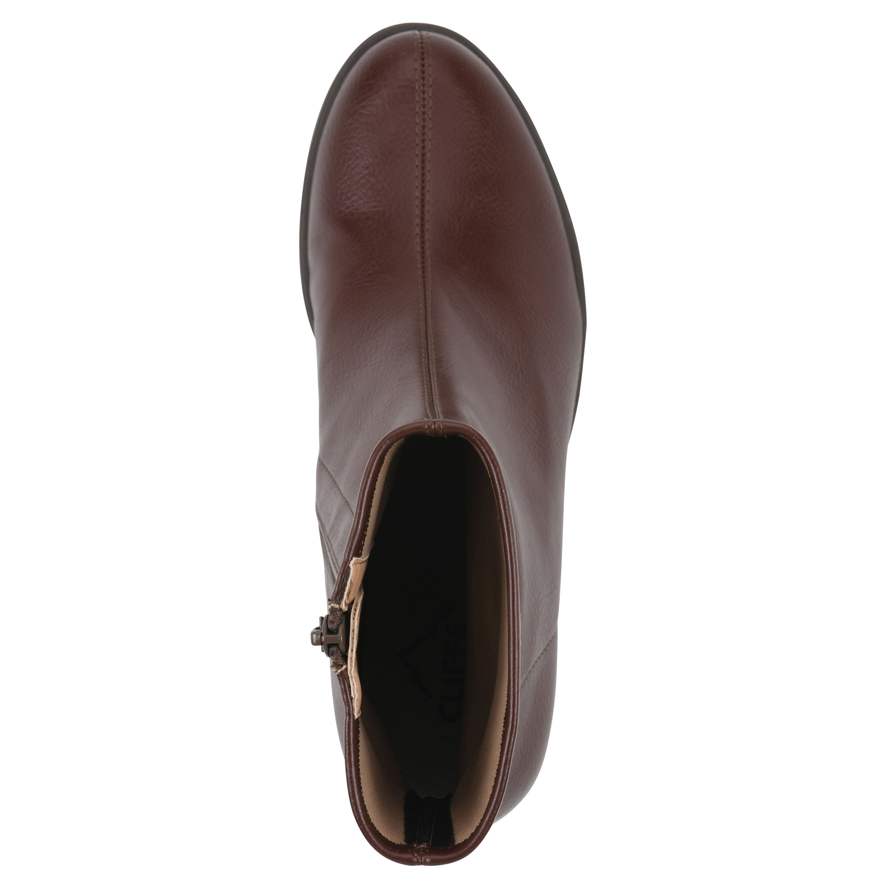 Huda Block Heel Bootie, BROWN SMOOTH, alternate image number 4