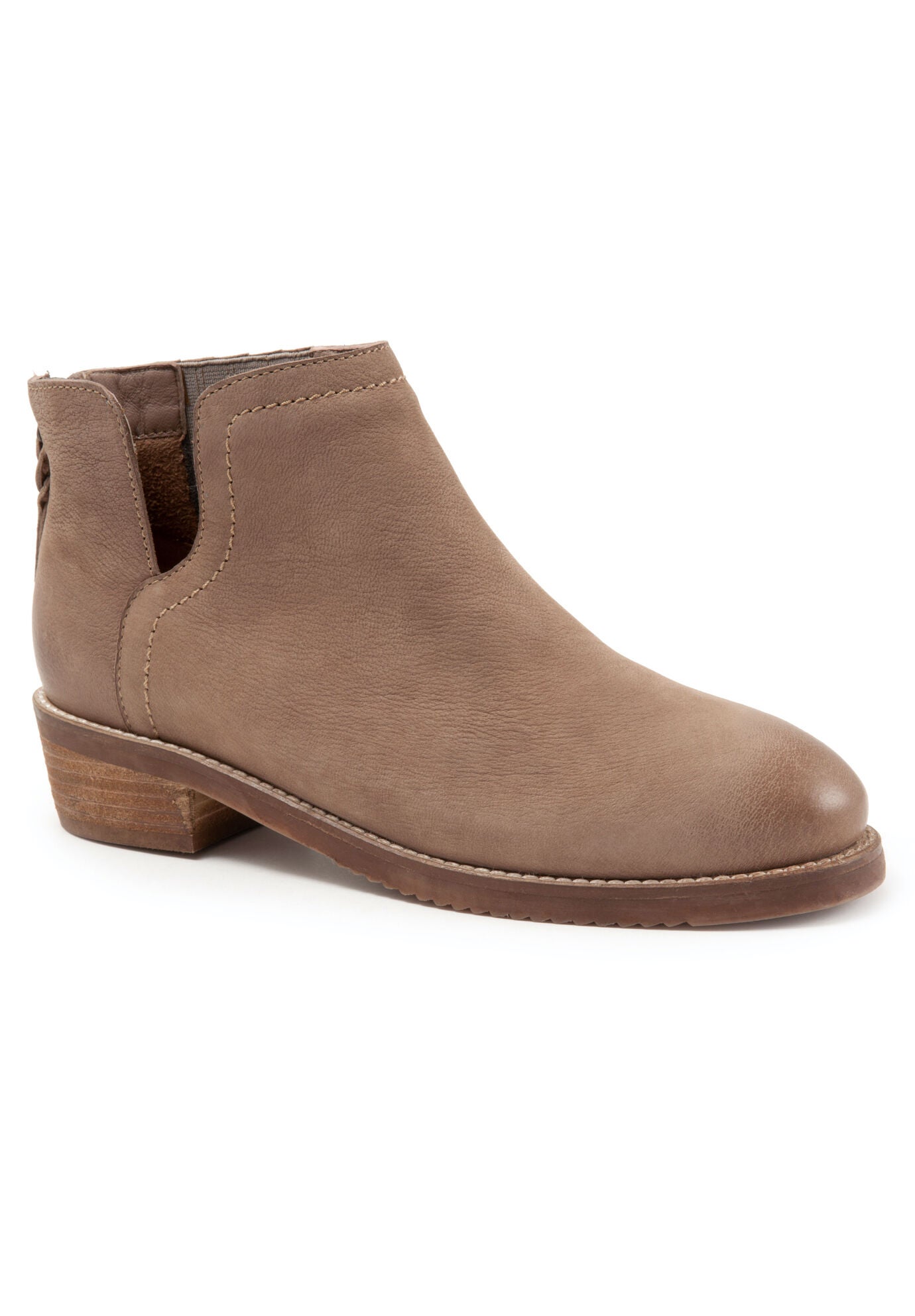 Ramona Back Zip Bootie, STONE, hi-res image number 0