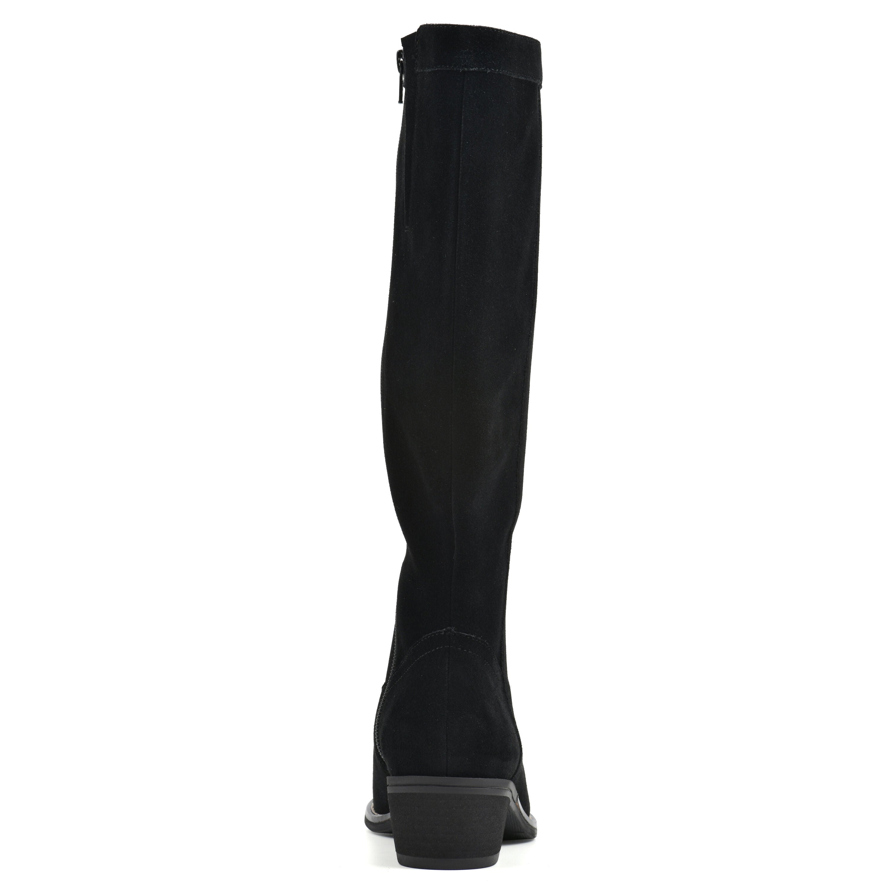 Altitude Wide Calf Tall Shaft Boot, BLACK SUEDE, on-hover image number 1