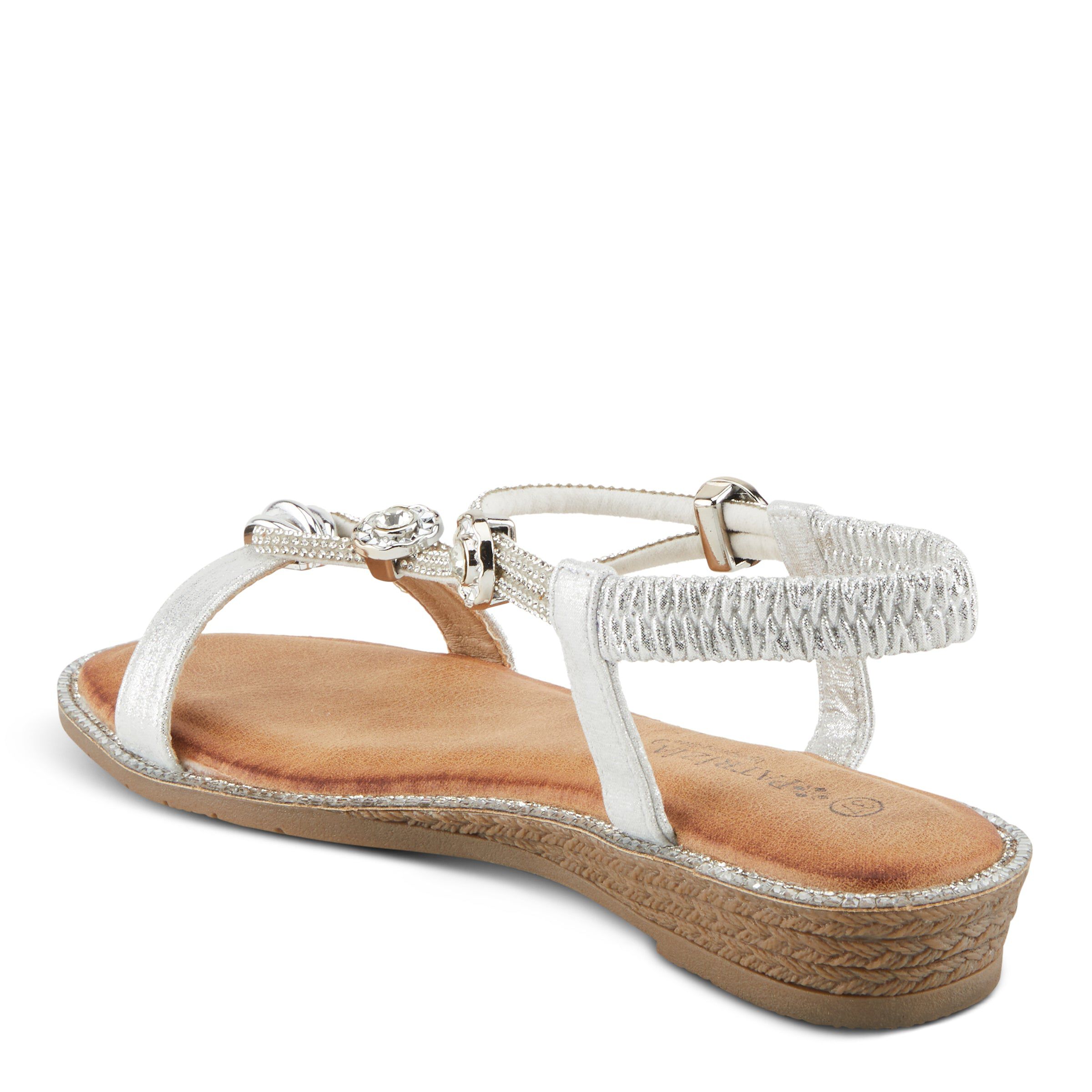 Charmer Flat Sandal, SILVER, alternate image number 6