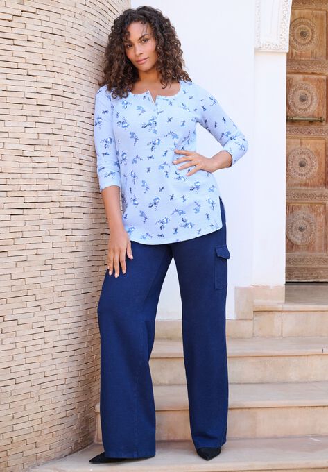 Thermal Henley Tunic, , alternate image number null