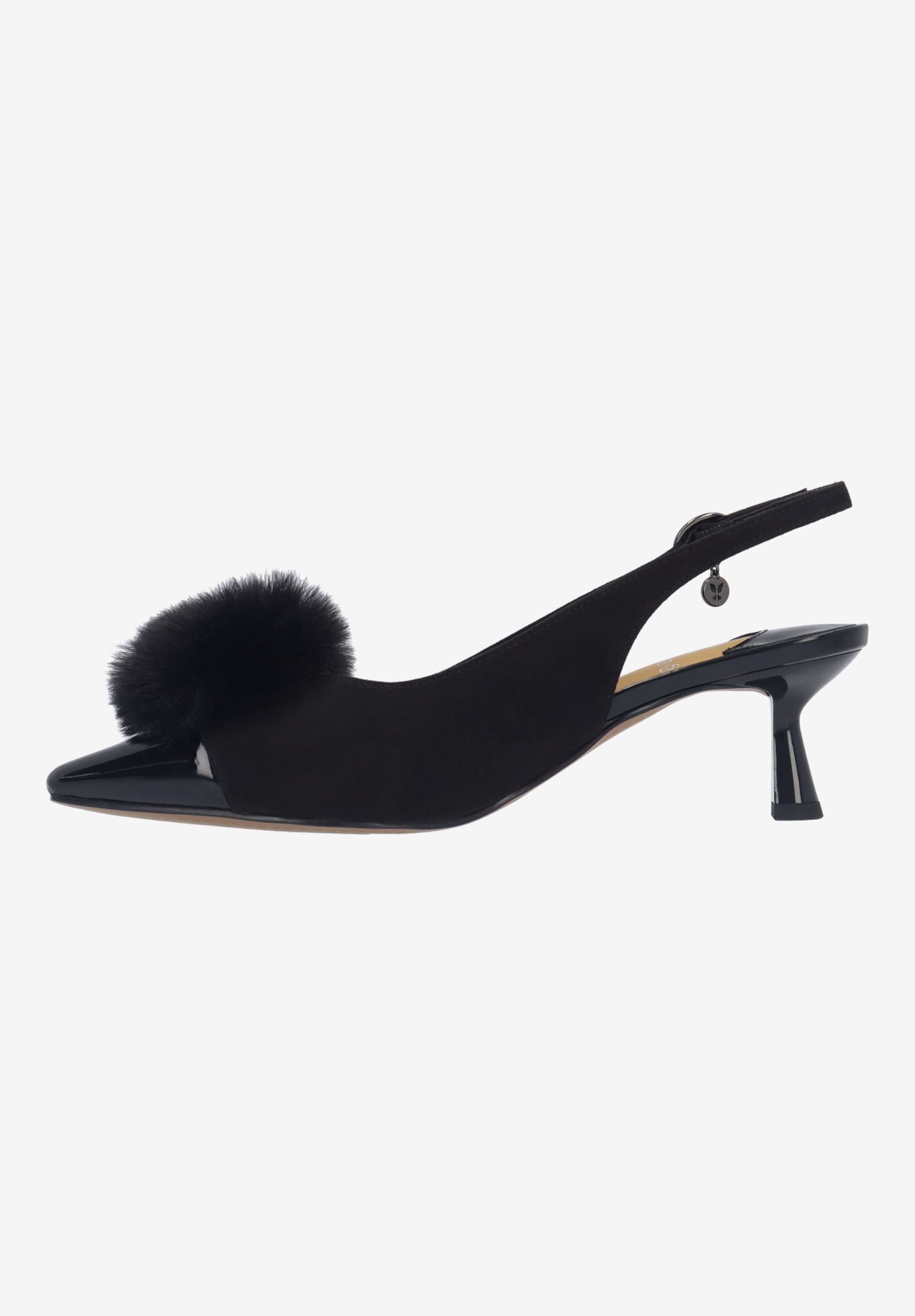 Hevina Sling Back Pump, BLACK, alternate image number 4
