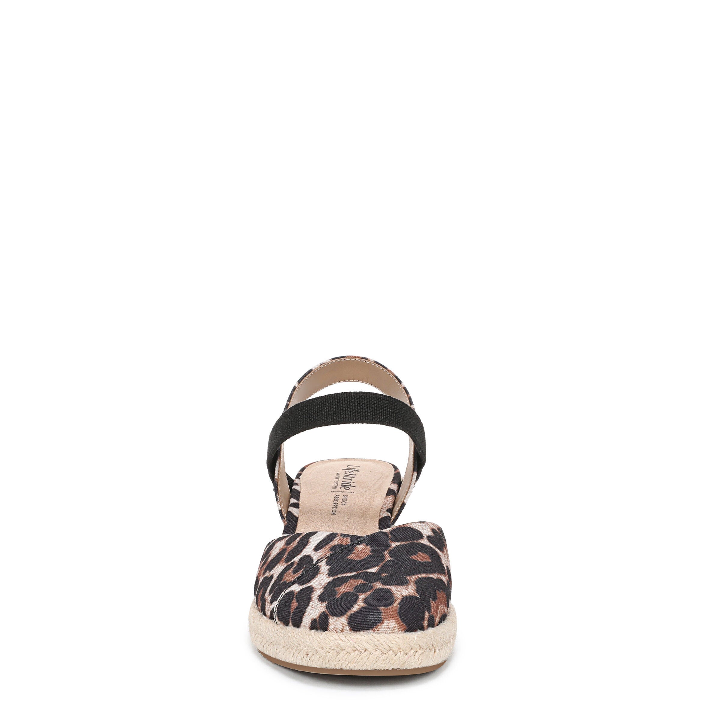 Pilar Wedge Sandal, LIGHT LEOPARD, alternate image number 4