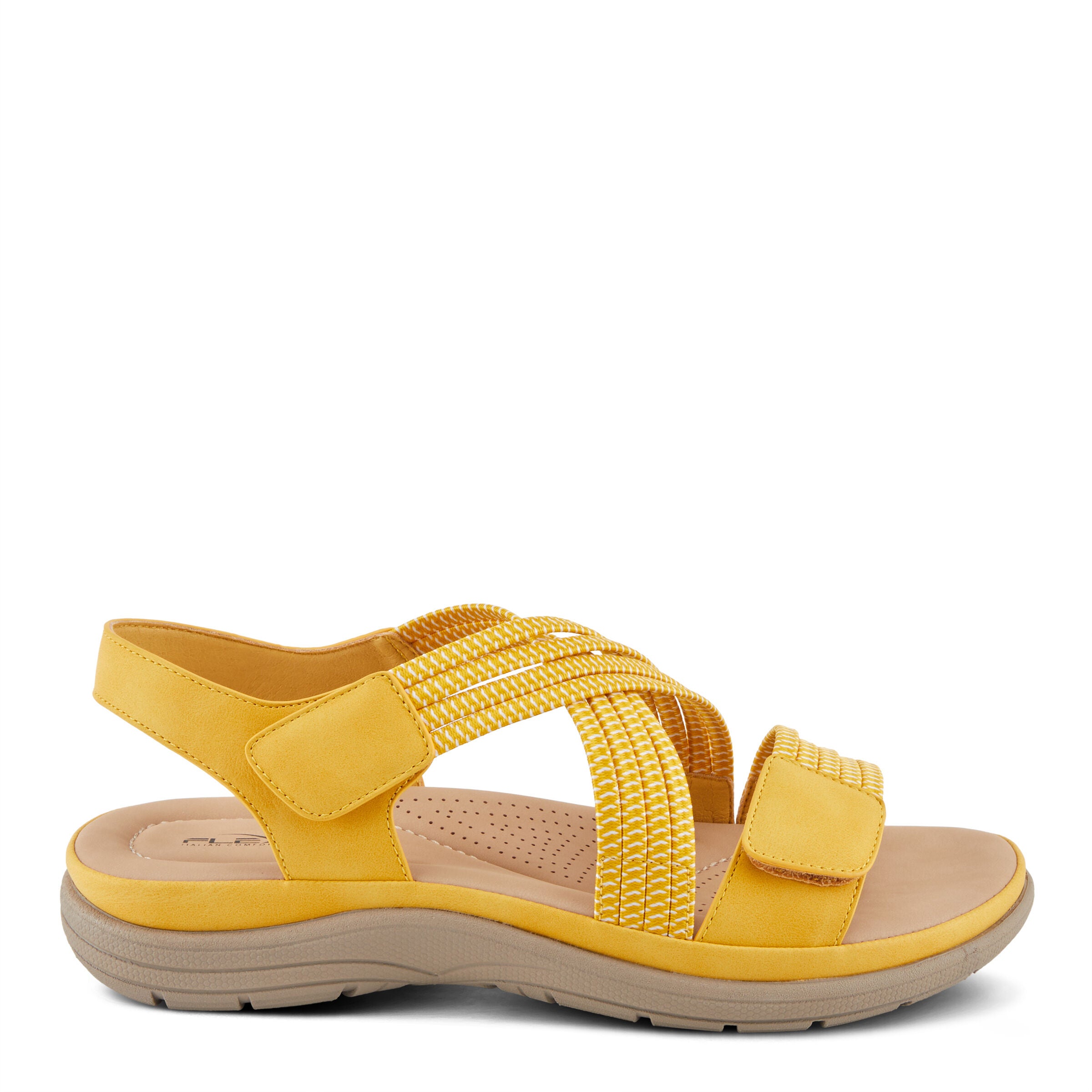 Crossbeam Sandal, YELLOW, alternate image number 5