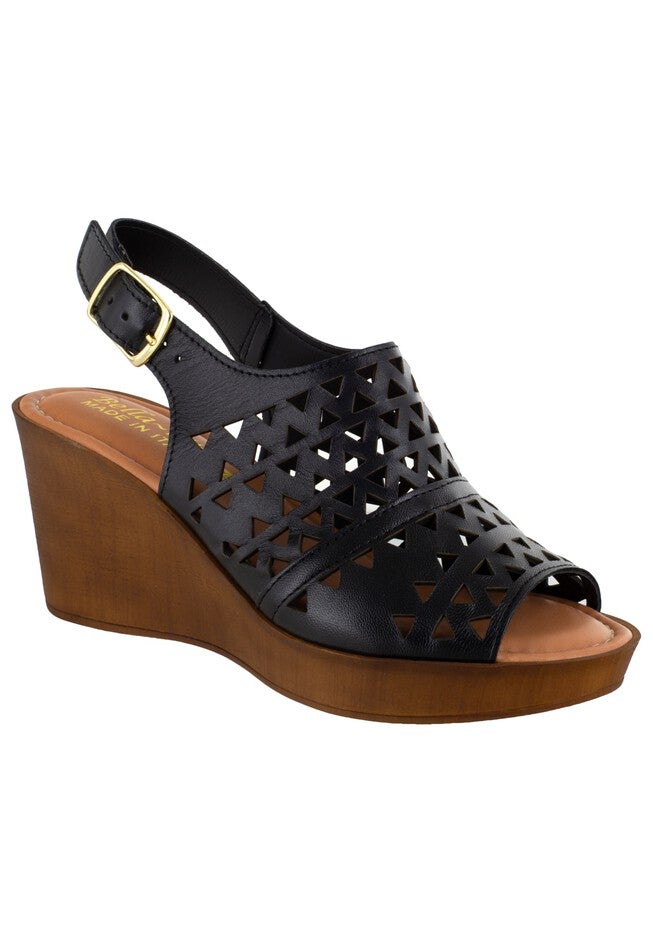 Deb-Italy Sandal , BLACK LEATHER, hi-res image number null