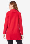 Double Button Sherpa Fleece Tunic, , on-hover image number null