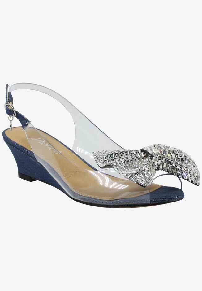 Leana Slingback, VINYL BLUE DENIM, hi-res image number 0