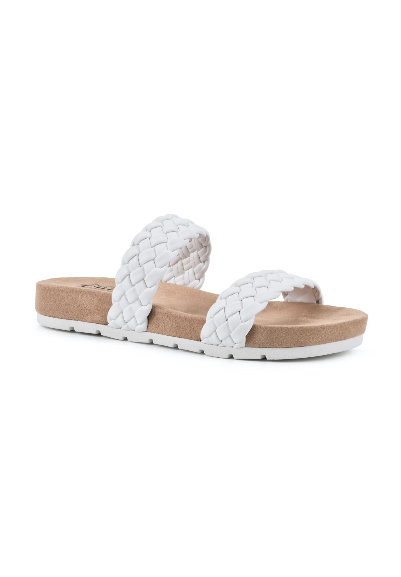 Cliffs Truly Slide Sandal, WHITE SMOOTH, hi-res image number 0