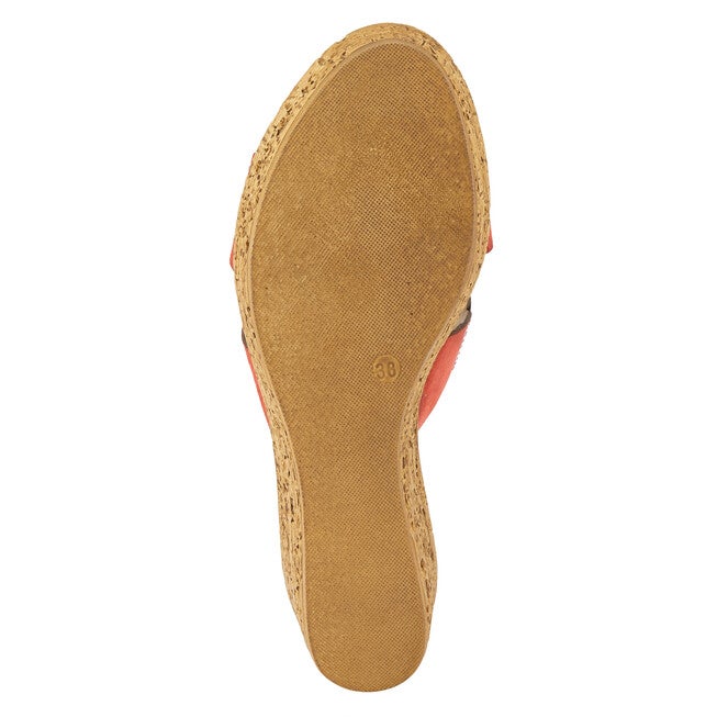 Mssteamy Slide Sandal, RED SUEDE, alternate image number 6