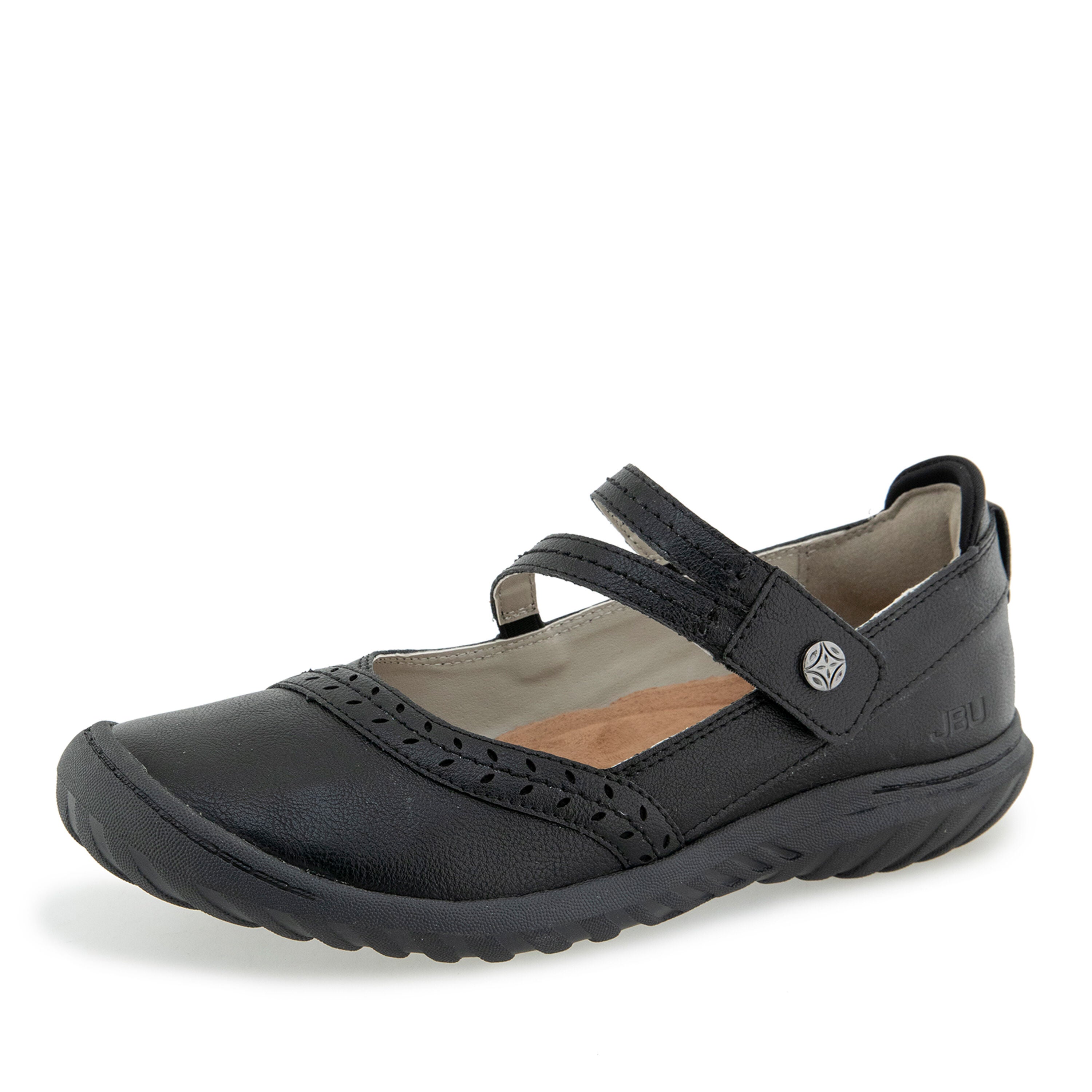 Adeline Casual Mary Jane Flat, BLACK, alternate image number 6