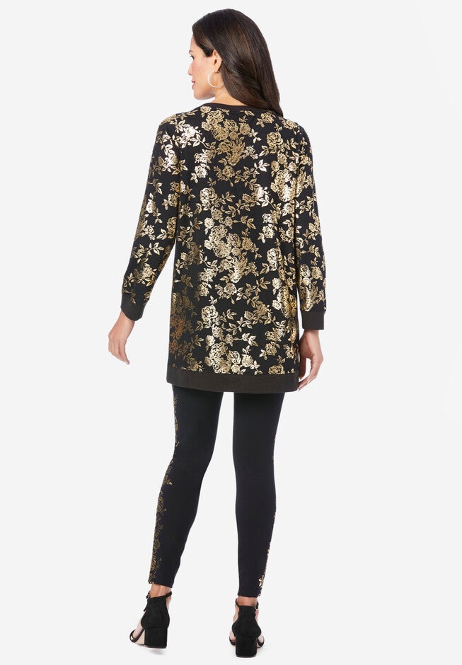 Foil Tunic & Legging Set, , on-hover image number null